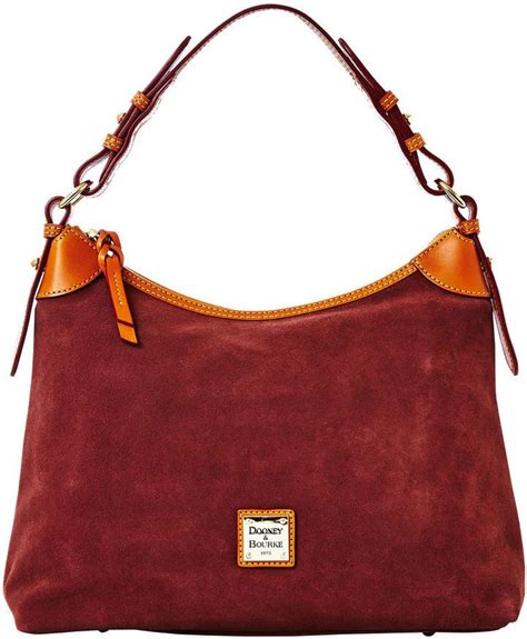 dooney and bourke suede hobo